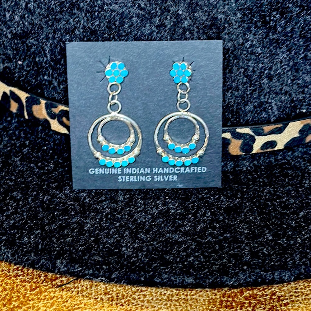 Genuine Turquoise Earrings